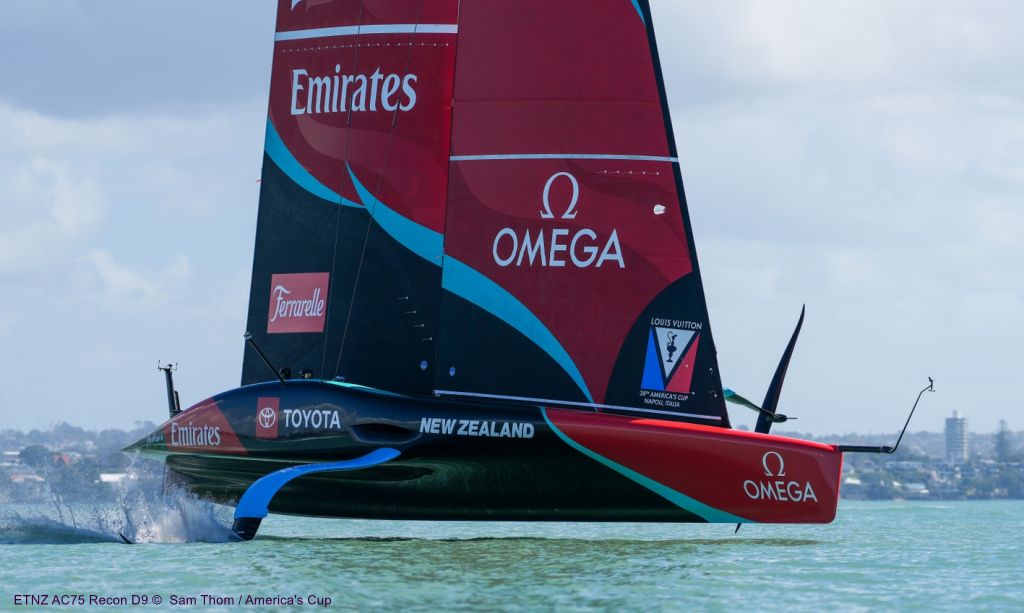 Puchar Ameryki – Emirates Team New Zealand Recon Day 9