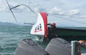 Zespół GB1 America’s Cup wypuścił AC40 na pierwszy włoski obóz treningowy