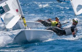 Seniorzy Europejczycy ILCA 2026 – Gautrey, Erdi i Crocco prowadzą pierwszy dzień wyścigów Gold Fleet