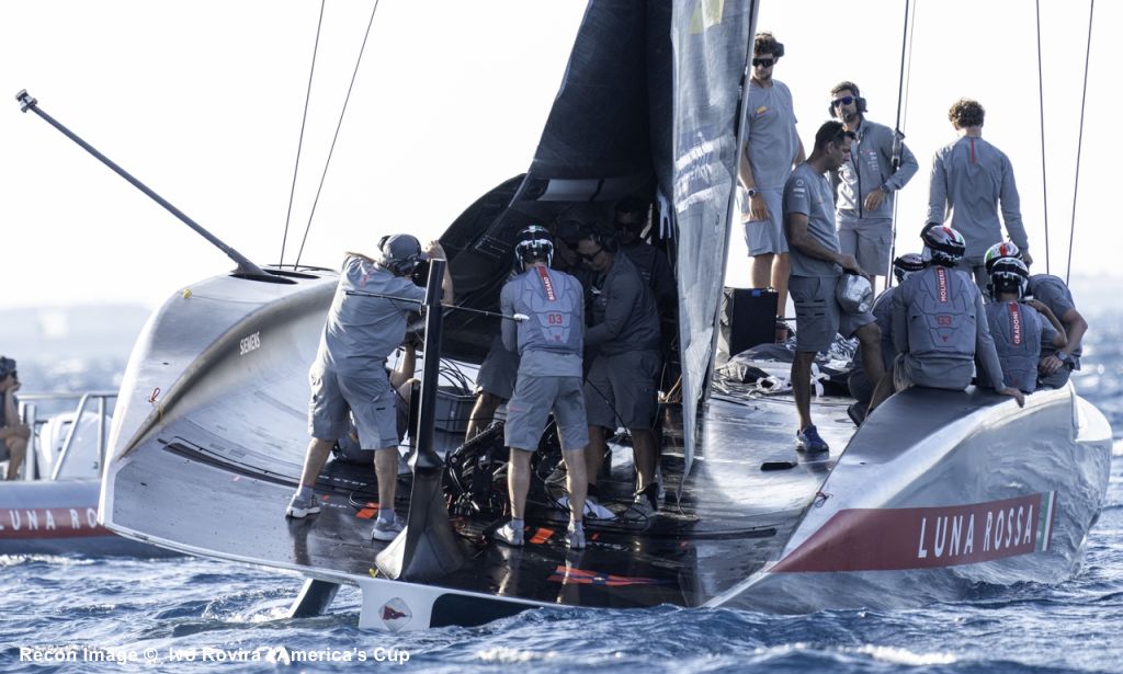 AC38 Luna Rossa 1. żagiel rufowy