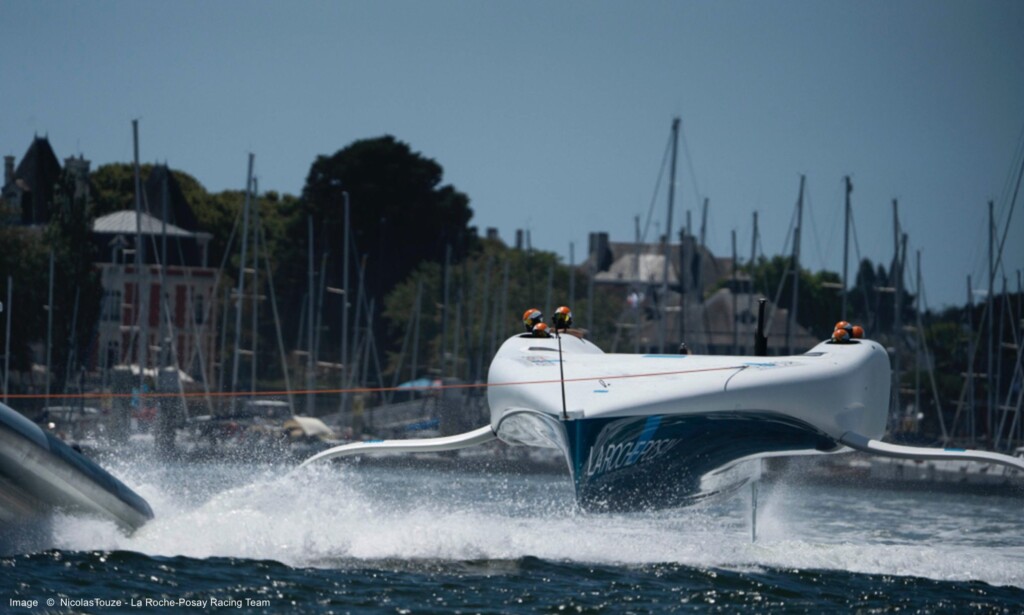 AC75 France Relaunch On Tow
