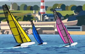 Mistrzostwa Świata Nacra 15 – 7 wyścigów, 7 zwycięzców