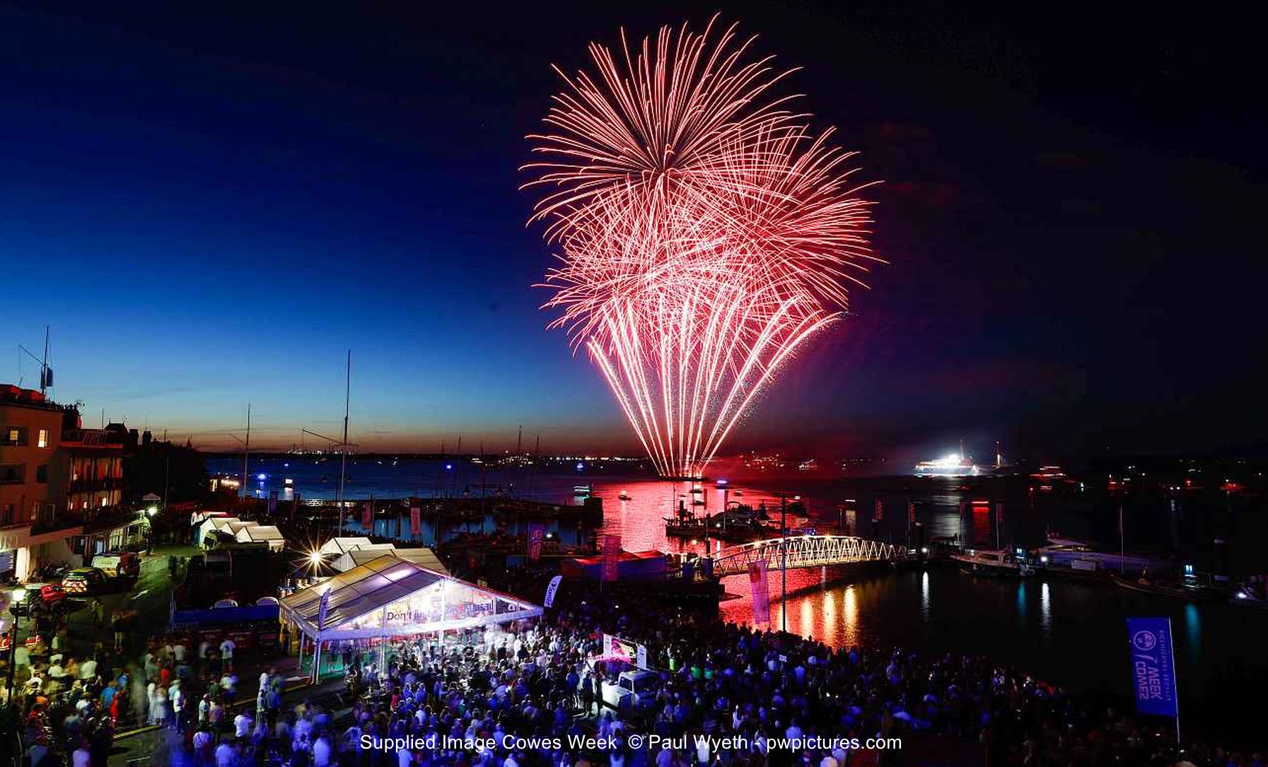 2026 Cowes Week Friday Fireworks Return