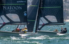 Regaty klas olimpijskich w San Pedro – Zestaw flot medalowych dla 49er, 49erFX i Nacra 17