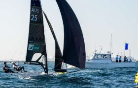 Regaty klas olimpijskich w San Pedro – dzień 2 dla 49er, 49erFX i Nacra 17