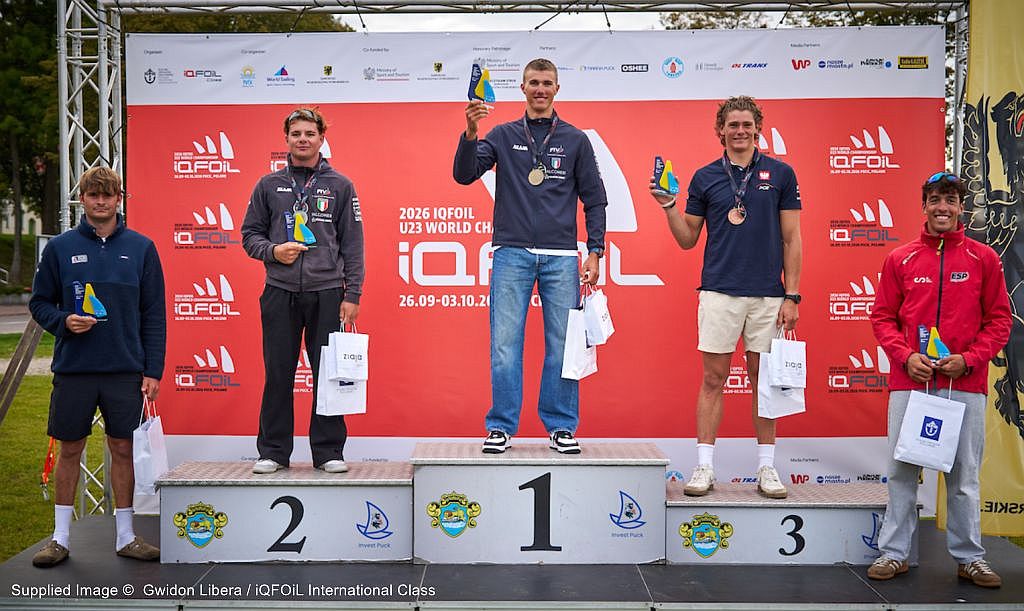 IQFoil U23 Worlds Men Podium